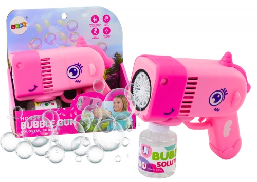 Dinosaur Pink Light Bubble Gun