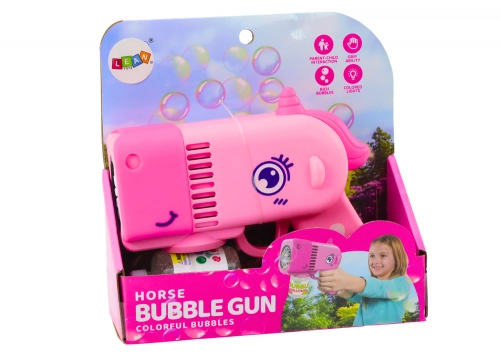 Dinosaur Pink Light Bubble Gun