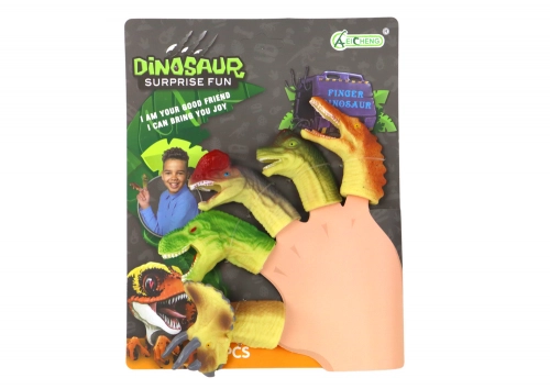 Dinosaurs Rubber Sensory Finger Puppets