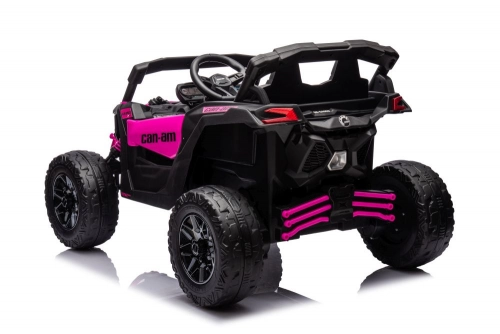 Divvietīgs bērnu elektromobilis Bagijs Can-am DK-CA003 Pink