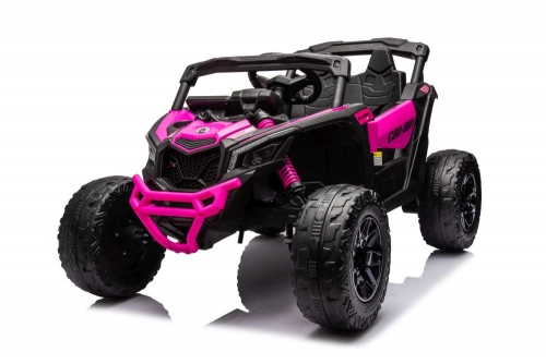 Divvietīgs bērnu elektromobilis Bagijs Can-am DK-CA003 Pink