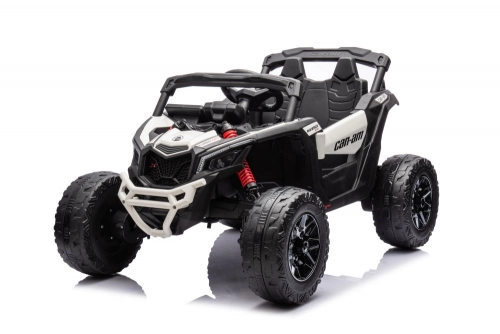 Divvietīgs bērnu elektromobilis Bagijs Can-am DK-CA003 White