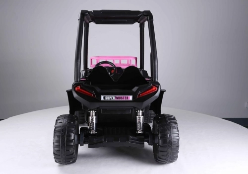 Divvietīgs bērnu elektromobilis Bagijs Jeep JS360-1 Rose