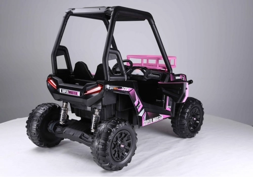 Divvietīgs bērnu elektromobilis Bagijs Jeep JS360-1 Rose