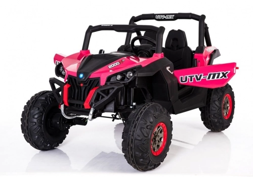 Двухместный детский электромобиль Багги Jeep XMX Pink
