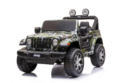 Divvietīgs bērnu elektromobilis Jeep Wrangler Rubicon DK-JWR555 Camo