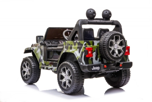 Divvietīgs bērnu elektromobilis Jeep Wrangler Rubicon DK-JWR555 Camo
