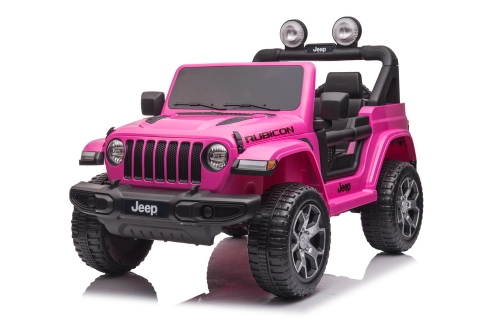 Двухместный детский электромобиль Jeep Wrangler Rubicon DK-JWR555 Pink
