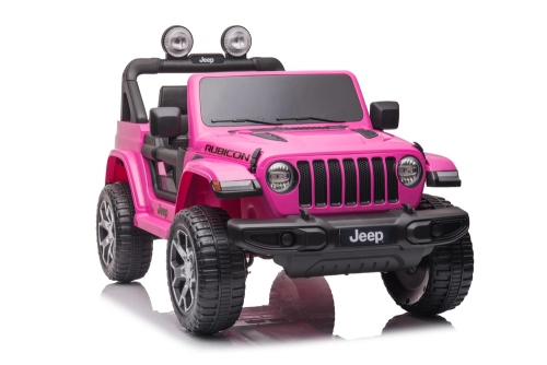 Двухместный детский электромобиль Jeep Wrangler Rubicon DK-JWR555 Pink