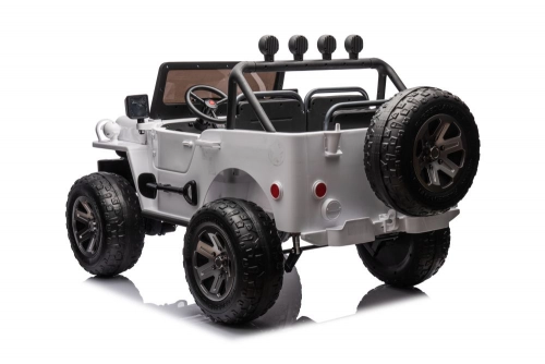Divvietīgs bērnu elektromobilis JH-102 White