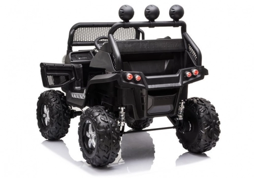 Двухместный детский электромобиль Mercedes Unimog S Painted Black