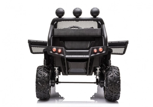 Двухместный детский электромобиль Mercedes Unimog S Painted Black