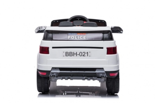 Divvietīgs bērnu elektromobilis Police BBH-021 White
