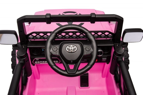 Divvietīgs bērnu elektromobilis Toyota FJ Pink