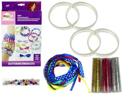 DIY Brocade Ribbon Bracelet Making Kit