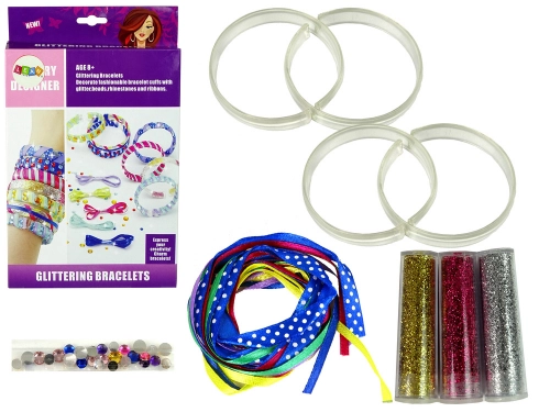 DIY Brocade Ribbon Bracelet Making Kit