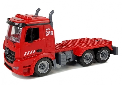 DIY Firetruck 2in1 Kit Removable Lifts Screwdriver Sound Light Effects Helmet