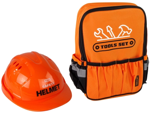 DIY Kit in Backpack Helmet Tools Orange