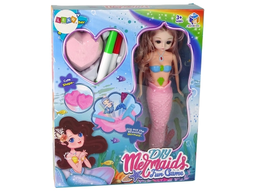 DIY Mermaid Pink Treasures Excavation Kit