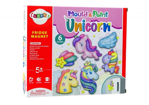 DIY Unicorn Painting Kit Plaster Magnets