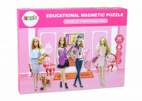 Doll Theme Educational Magnetic Puzzle Set