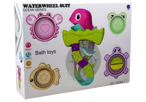 Dolphine With Patterns To Bath Crab Turtle Fish Frog