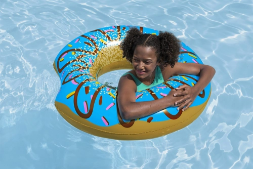 Donut Swimming Ring Donut Blue 107 cm Bestway 36118