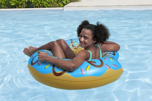 Donut Swimming Ring Donut Blue 107 cm Bestway 36118