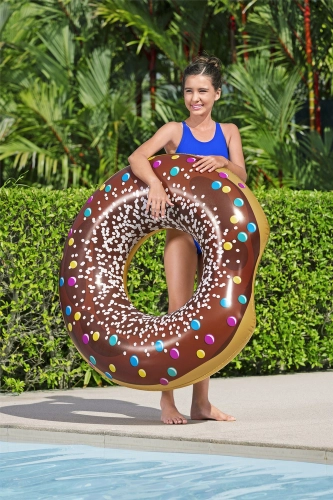 Donut Swimming Ring Donut Brown 107 cm Bestway 36118