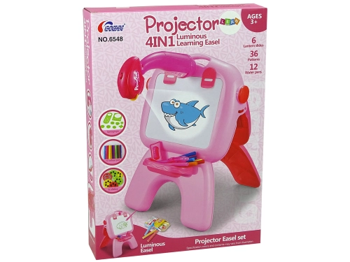 Double-sided Board Chalk Pens Stand Projector Pictures Pink