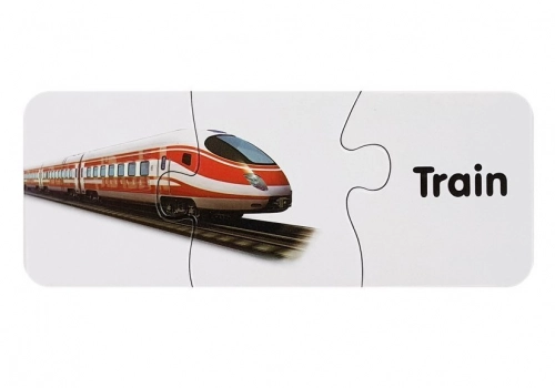 Educational Puzzle Transport Puzzle 10 Connections