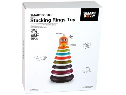 Educational Pyramid with Hoops Duckie Wheel