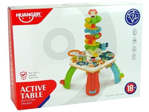 Educational Table Slide For Balls Piano Bin Toothed Wheels