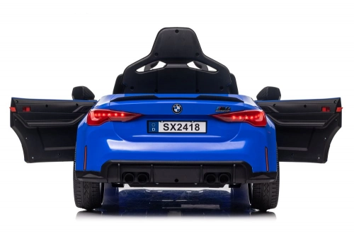 Vienvietīgs elektromobilis BMW M4 Blue