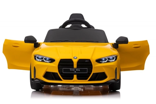 Vienvietīgs elektromobilis BMW M4 Yellow
