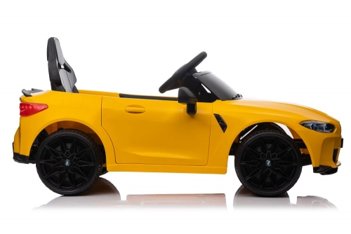 Vienvietīgs elektromobilis BMW M4 Yellow