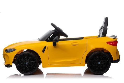 Vienvietīgs elektromobilis BMW M4 Yellow