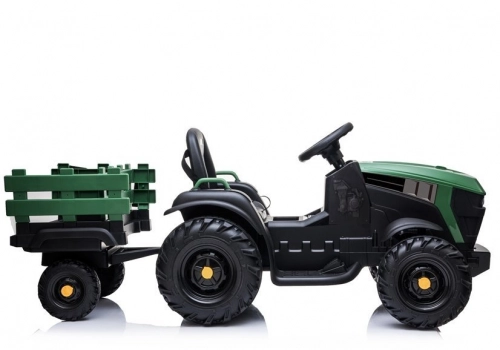 Детский электротрактор с прицепом BDM0925 Military Green
