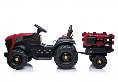 Bērnu elektriskais traktors ar piekabi BDM0925 Red