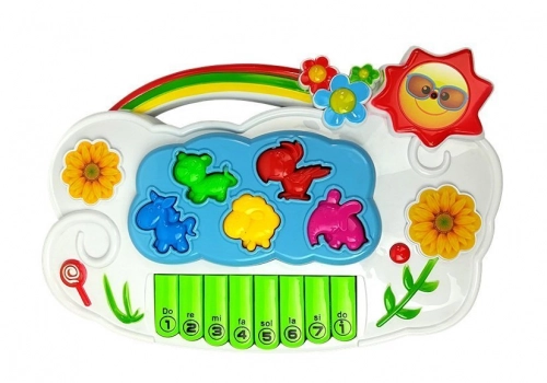 Electronic Piano with Flowers Connect to Phone