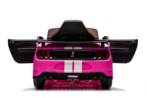 Elektriskā sporta automašīna bērniem Ford Mustang GT500 Shelby Pink