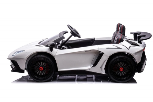 Электрический спортивный автомобиль для детей Lamborghini XXL A8803 White
