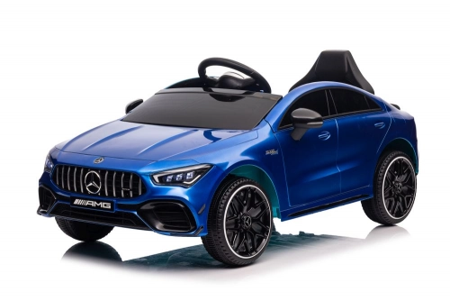 Электрический спортивный автомобиль для детей Mercedes CLA 45s AMG Blue Painted