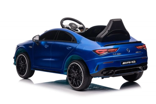 Электрический спортивный автомобиль для детей Mercedes CLA 45s AMG Blue Painted