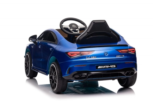 Электрический спортивный автомобиль для детей Mercedes CLA 45s AMG Blue Painted