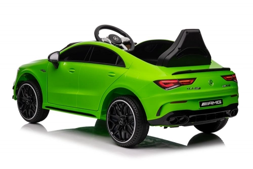 Электрический спортивный автомобиль для детей Mercedes CLA 45s AMG Green