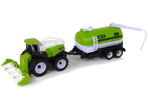 Farm Vehicle Set Tractors Tanker Trailer