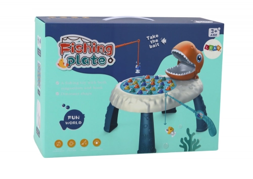 Fishing Arcade Game Orange Dinosaur Table