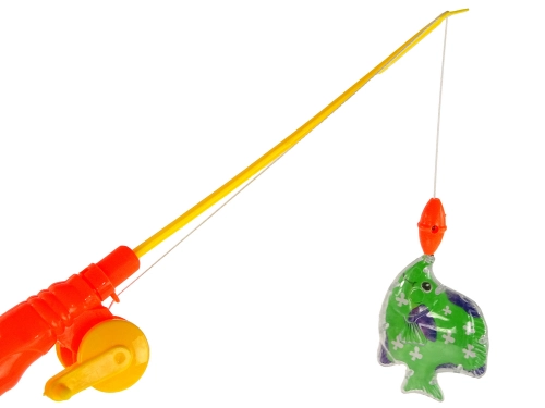 Fishing Game Fish Set Fish + Fishing Rod