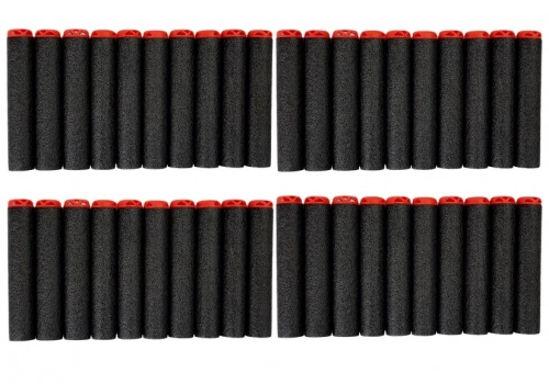 Foam Cartridge Gun 40 Piece Red/Black Target